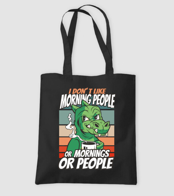 Urăsc diminețile și oamenii antisocial model negru pe tricou