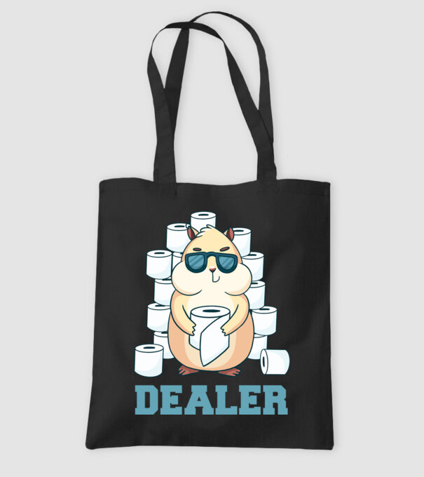 Dealer model negru pe tricou