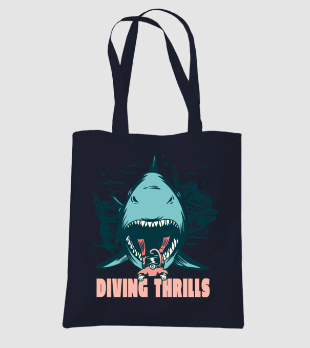 Scufundarea este periculoasă model albastru închis pe tricou