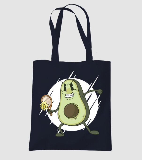 Tenis Avocado model albastru închis pe tricou