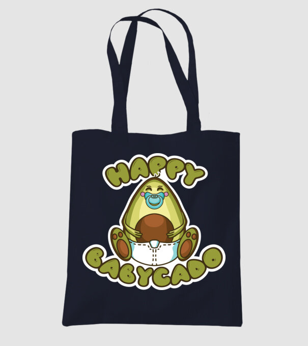 Avocado bebe model albastru închis pe tricou