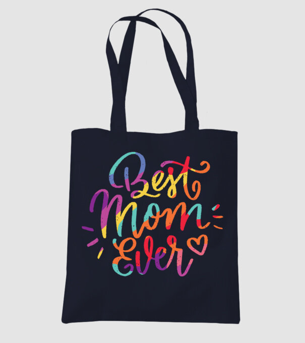 Best Mom Ever - Cea mai bună mamă model albastru închis pe tricou