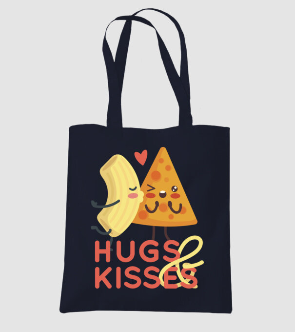 'Hawaii pizza dragoste tricou drăguț Valentine''s Day' model albastru închis pe tricou