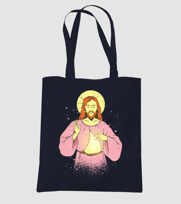 Iisus Hristos model albastru închis pe tricou