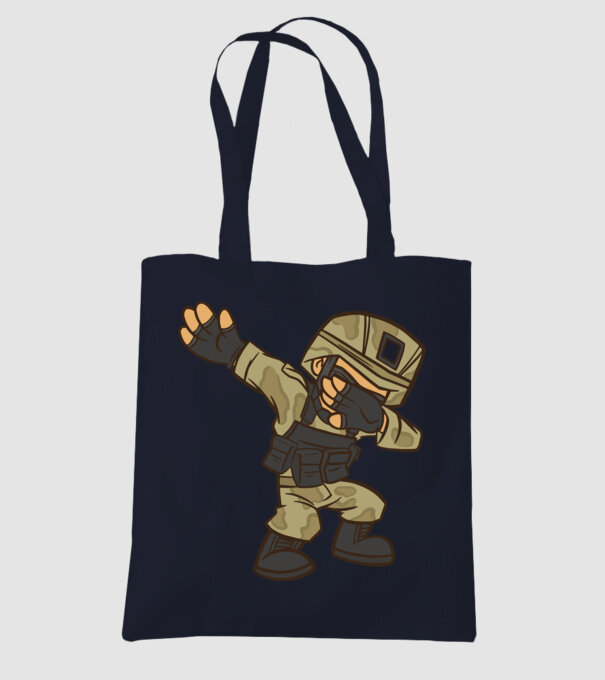 Soldat DAB model albastru închis pe tricou