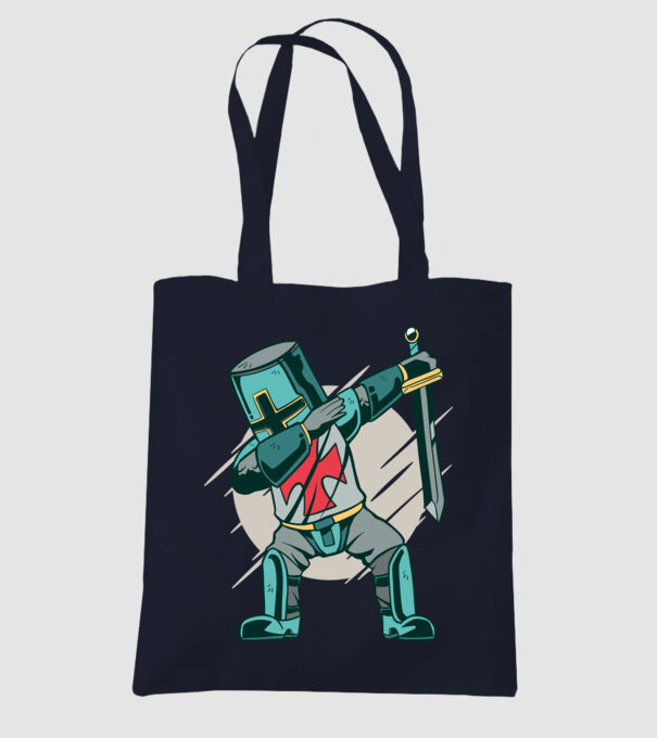 Cavaler DAB model albastru închis pe tricou