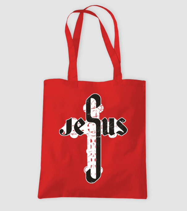 Iisus Cruce model roșu pe tricou