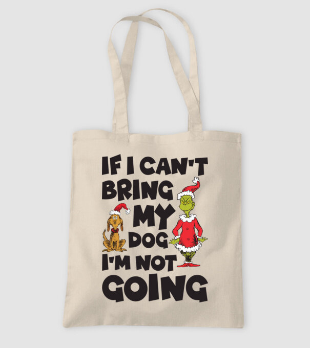 If i can't bring my dog I'm not going model nisipiu pe tricou