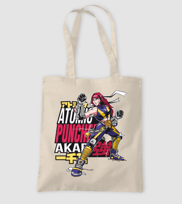 Anime fată Războinic model nisipiu pe tricou