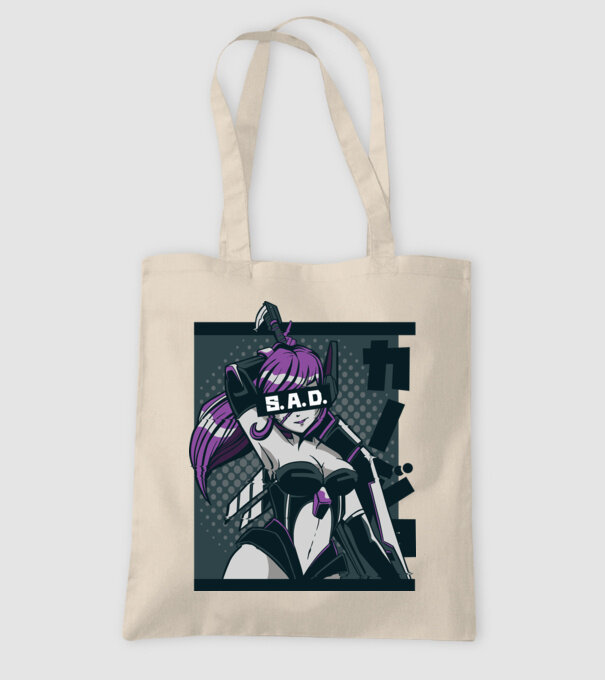 Anime fată model nisipiu pe tricou