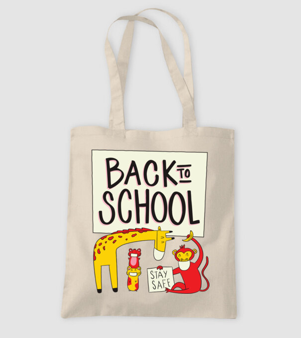 Back To School Animale model nisipiu pe tricou
