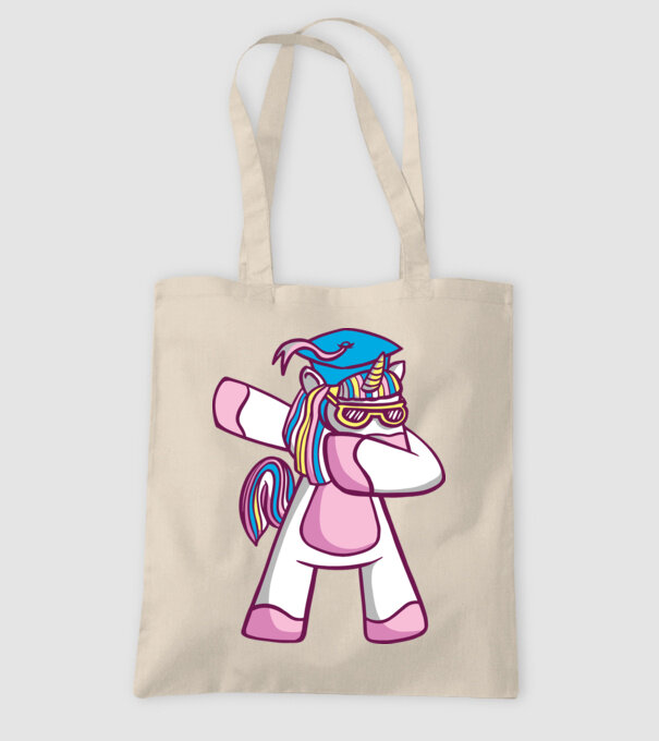 Unicorn Absolvent DAB model nisipiu pe tricou