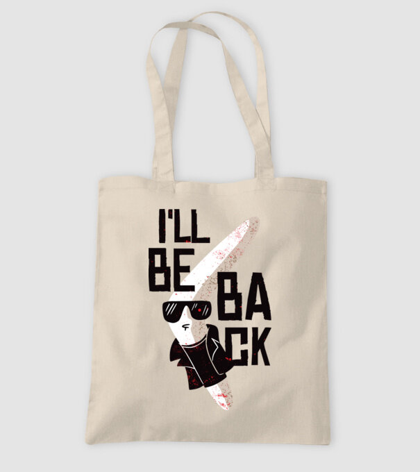 'Boomerang - Mă voi întoarce - I''ll be back' model nisipiu pe tricou