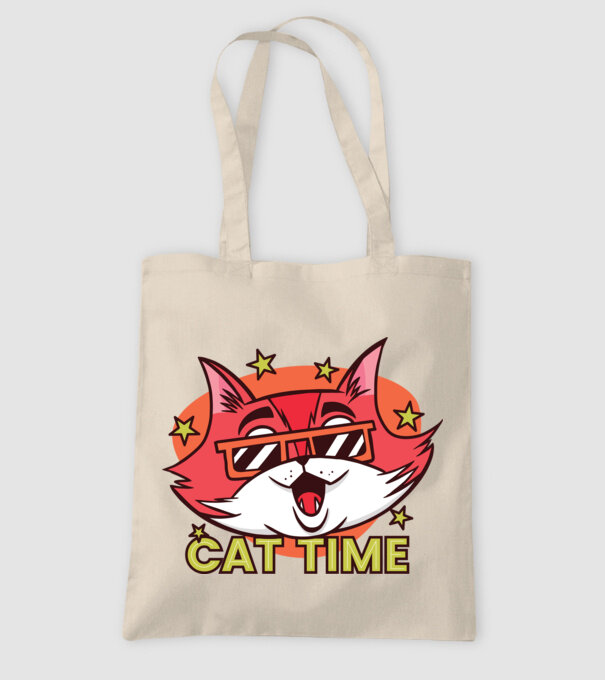 Cat Time Momentul pisicii model nisipiu pe tricou