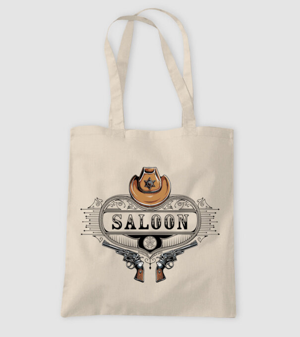 Cowboy saloon western model nisipiu pe tricou