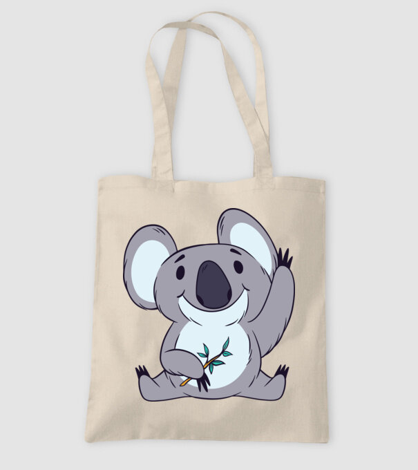 Koala drăguț model nisipiu pe tricou