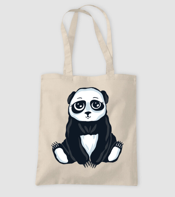 Panda drăguț model nisipiu pe tricou
