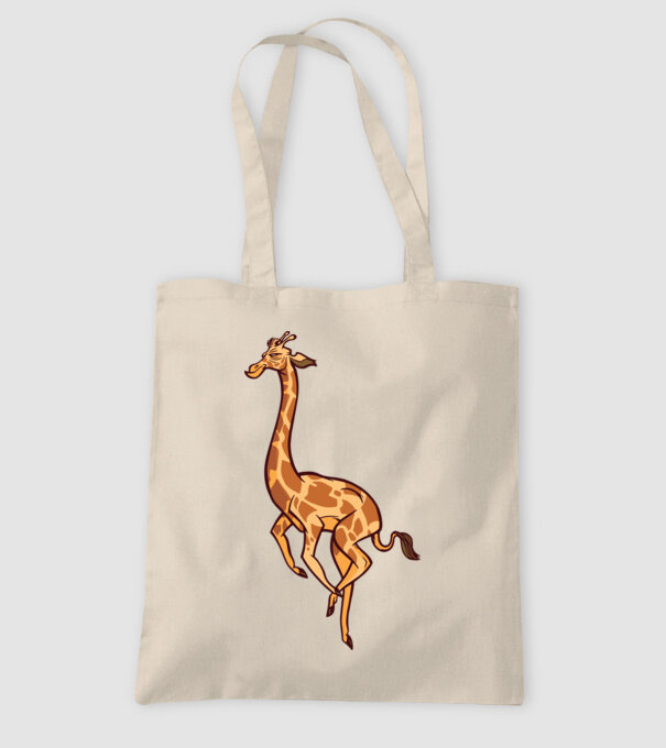 Girafă drăguță model nisipiu pe tricou