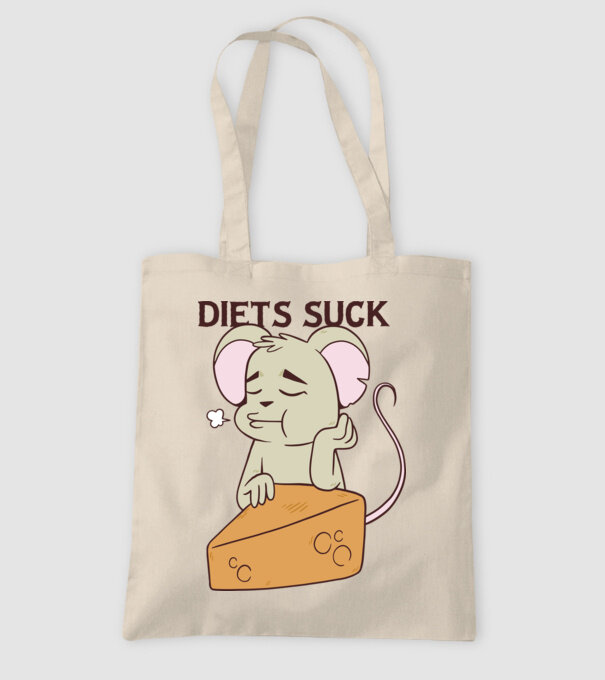 Șoricel diet model nisipiu pe tricou