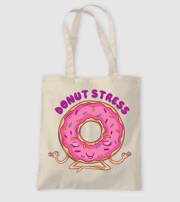 Donut Stress Gogoașă model nisipiu pe tricou