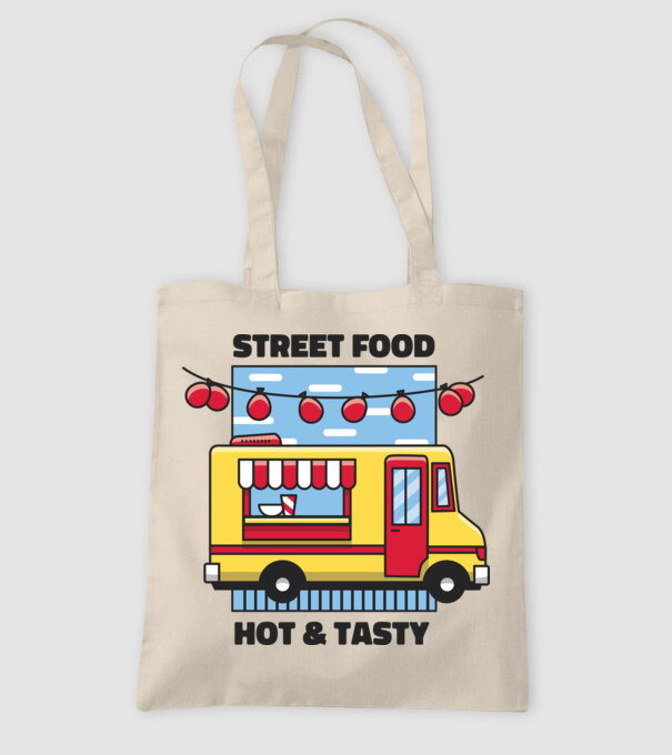 Foodtruck model nisipiu pe tricou