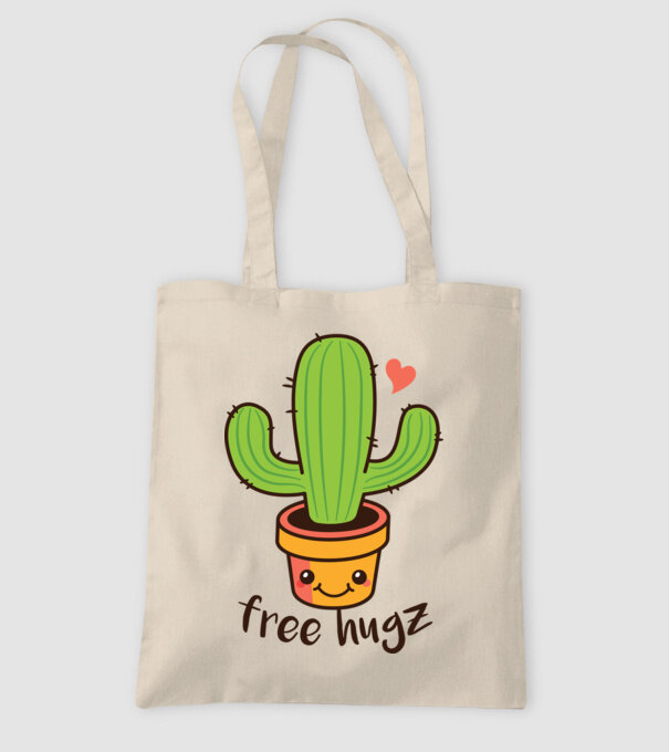 Free Hugz tricou amuzant Cactus model nisipiu pe tricou