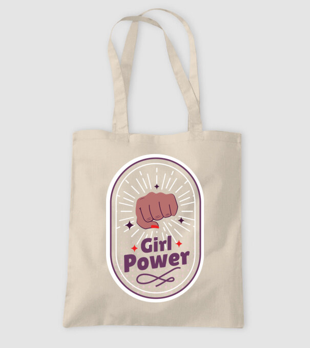 Girl Power Ziua Femeii model nisipiu pe tricou