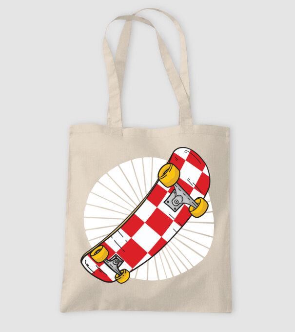 Skateboard model nisipiu pe tricou