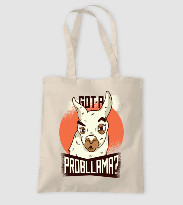 Got a Probllama? Lama model nisipiu pe tricou