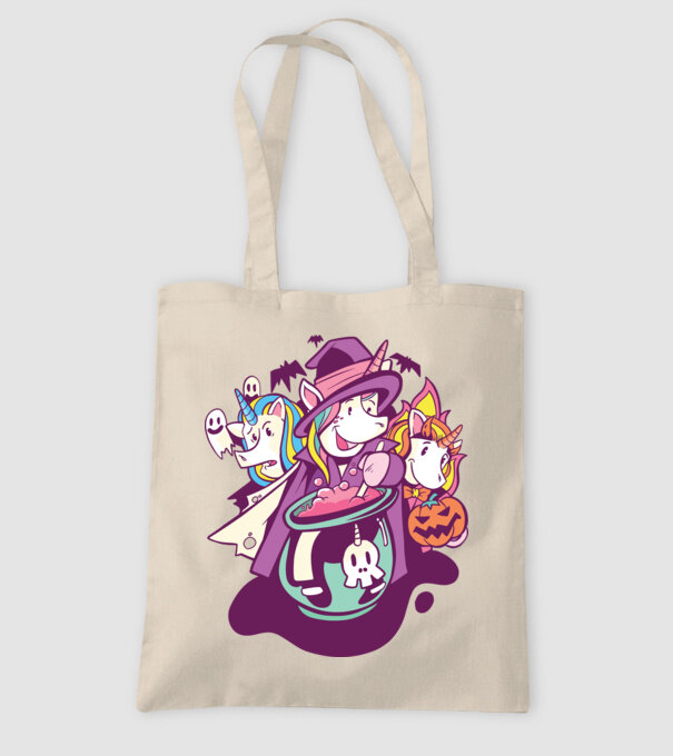 Unicorni Halloween model nisipiu pe tricou