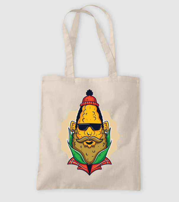 Hipster porumb model nisipiu pe tricou
