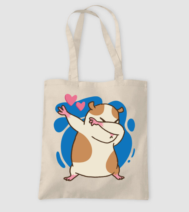 Hamster DAB model nisipiu pe tricou