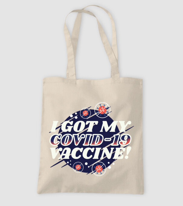 I got my Vaccine model nisipiu pe tricou