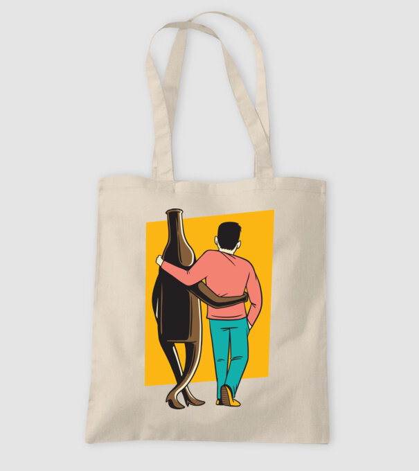 Amici de pahar model nisipiu pe tricou