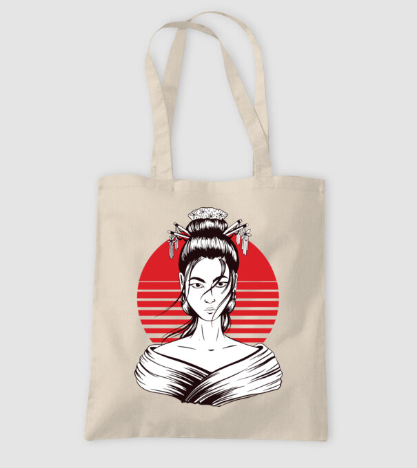 Geisha japoneză model nisipiu pe tricou