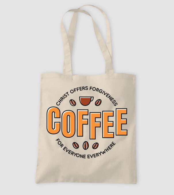 Cafea Iertare model nisipiu pe tricou