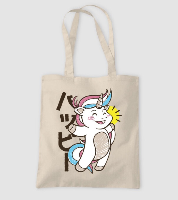 Kawaii unicorn model nisipiu pe tricou