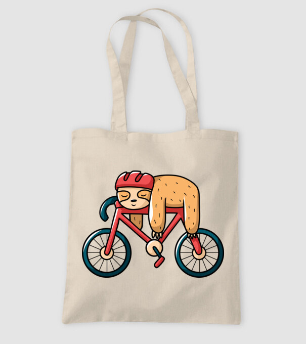 Leneș pe bicicletă model nisipiu pe tricou