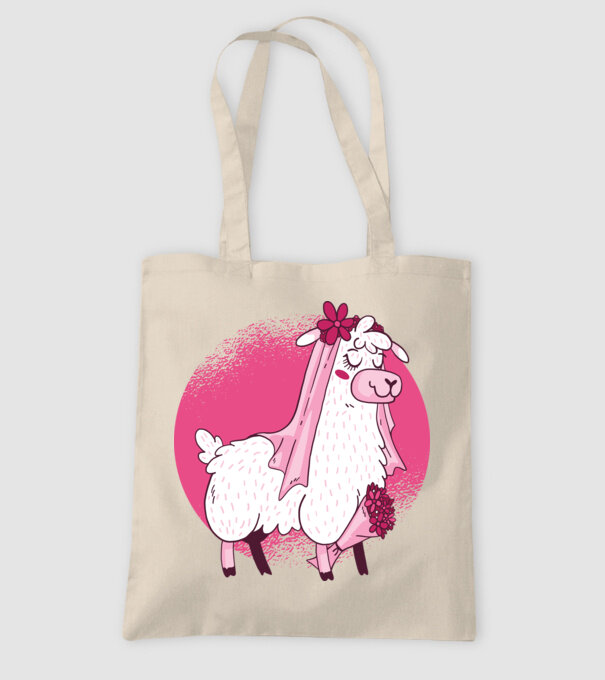 Mireasa Llama pentru petrecerea burlăcițelor model nisipiu pe tricou