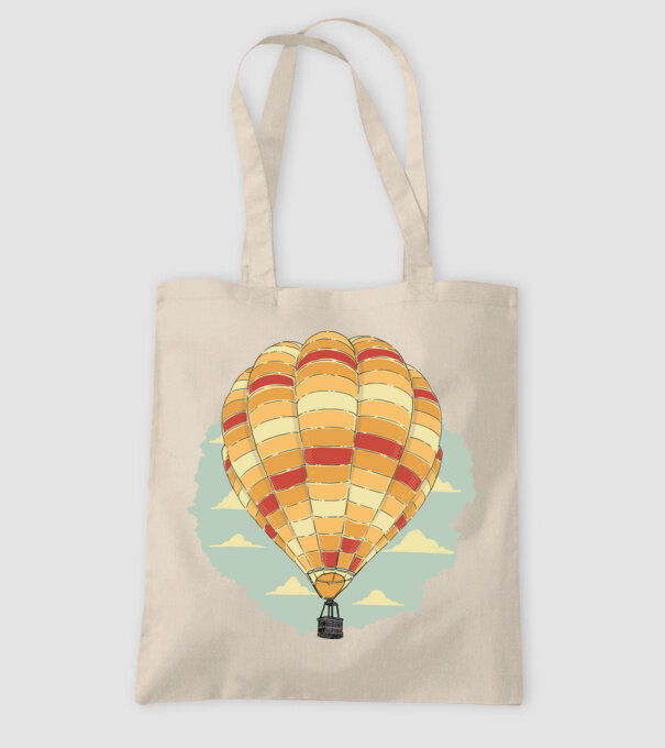 Aerostat model nisipiu pe tricou