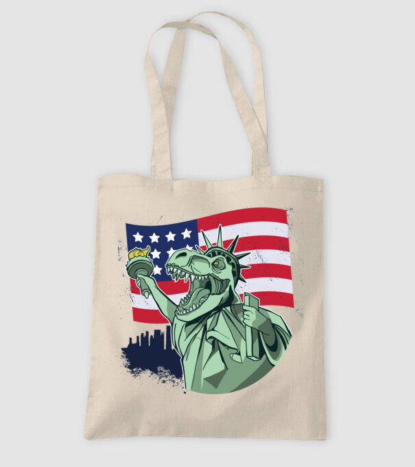 Liberty-Rex SUA Dinozaur model nisipiu pe tricou