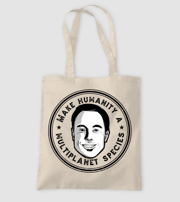 Make humanity a Multiplanet species Elon Musk model nisipiu pe tricou