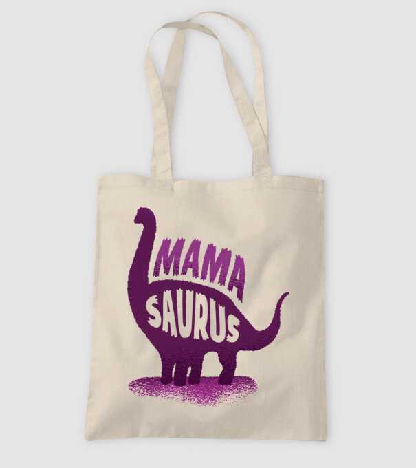 Mamasaurus model nisipiu pe tricou