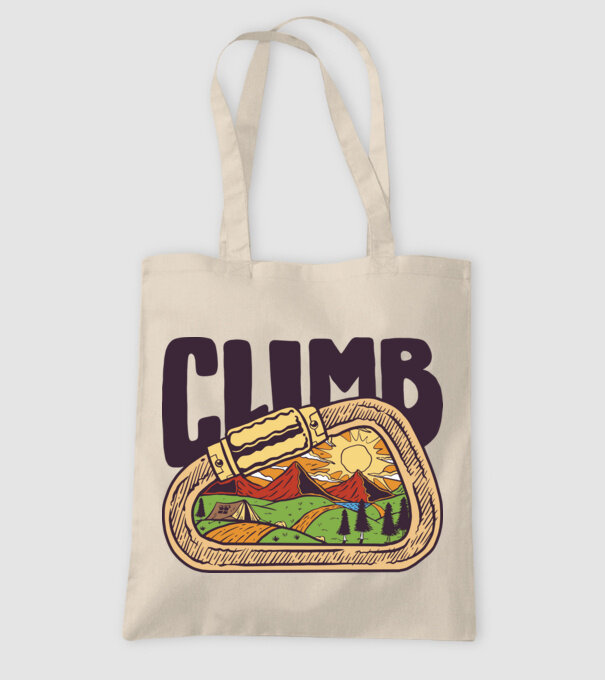 Carabină Alpinist model nisipiu pe tricou
