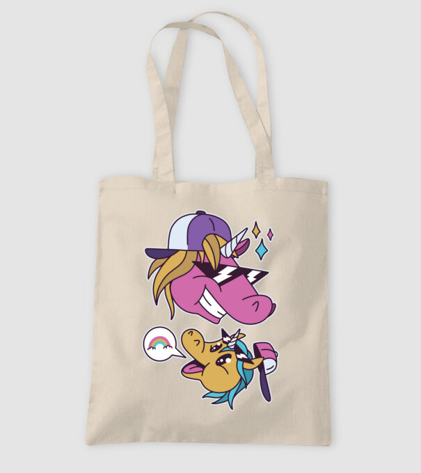Unicorni cool model nisipiu pe tricou