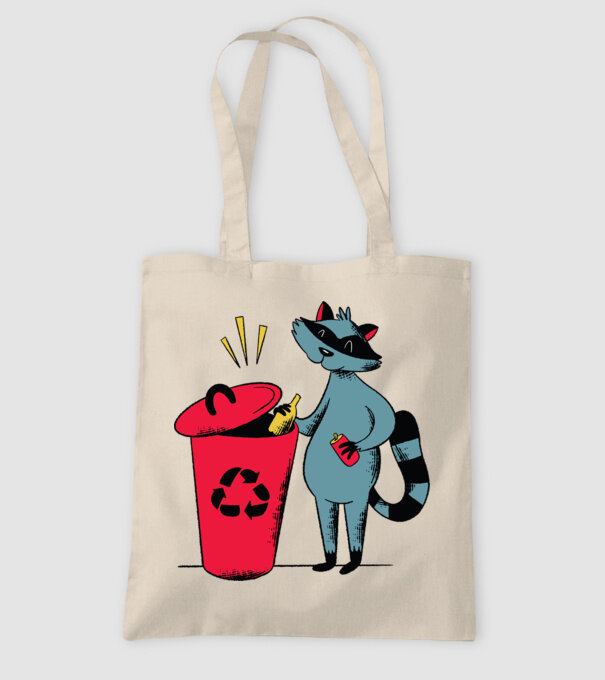 Reciclare Raton model nisipiu pe tricou