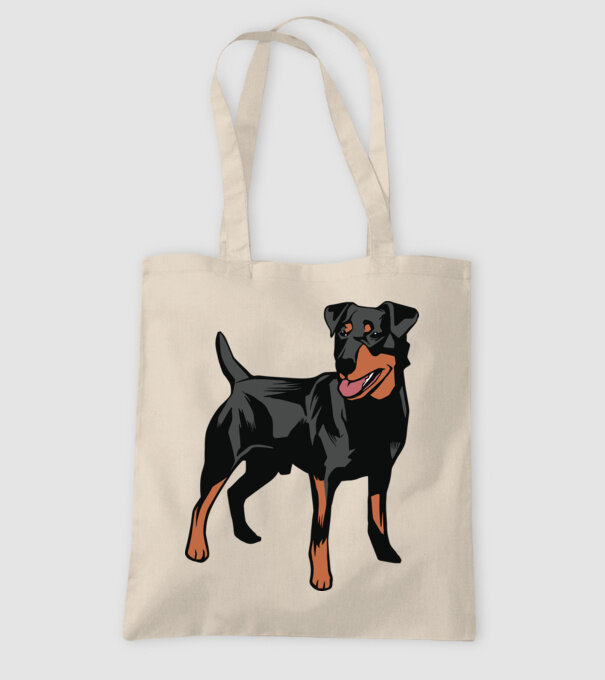 Câine de vânătoare german Terrier model nisipiu pe tricou
