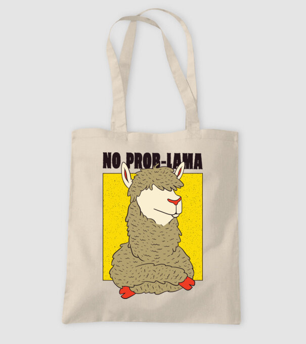 No Prob LLama - Lama model nisipiu pe tricou