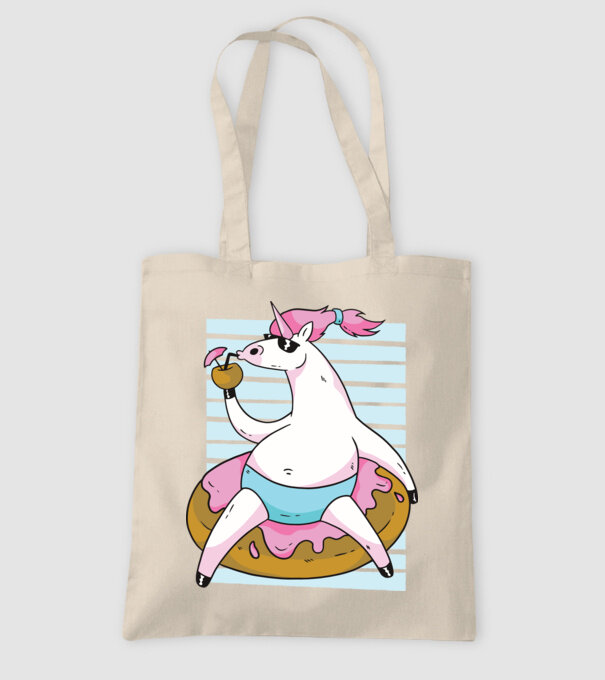 Unicorn în vacanță model nisipiu pe tricou