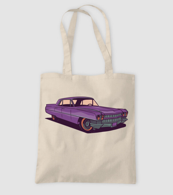 Mașină Old school model nisipiu pe tricou